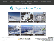 Tablet Screenshot of naganosnowtours.com